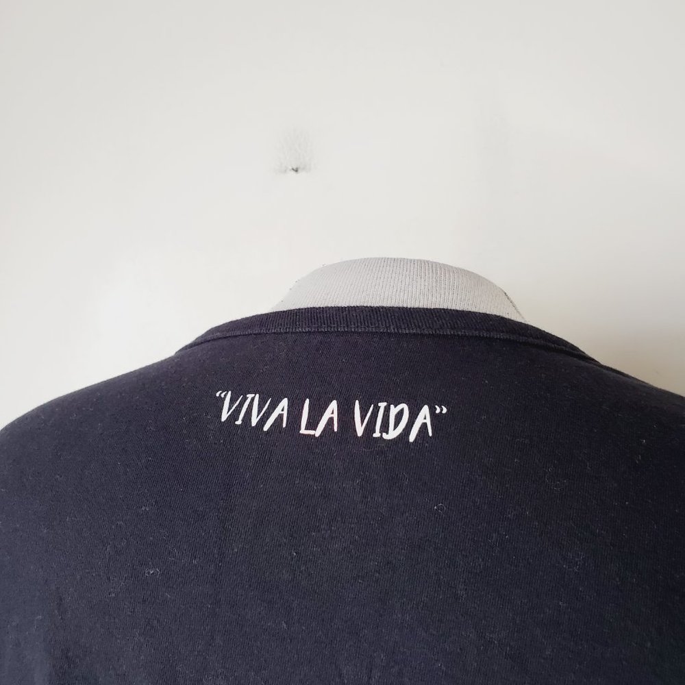 Frida Kahlo Official T-Shirt Portrait Tribute Graphic Boxy Black L - Picture 7 of 11